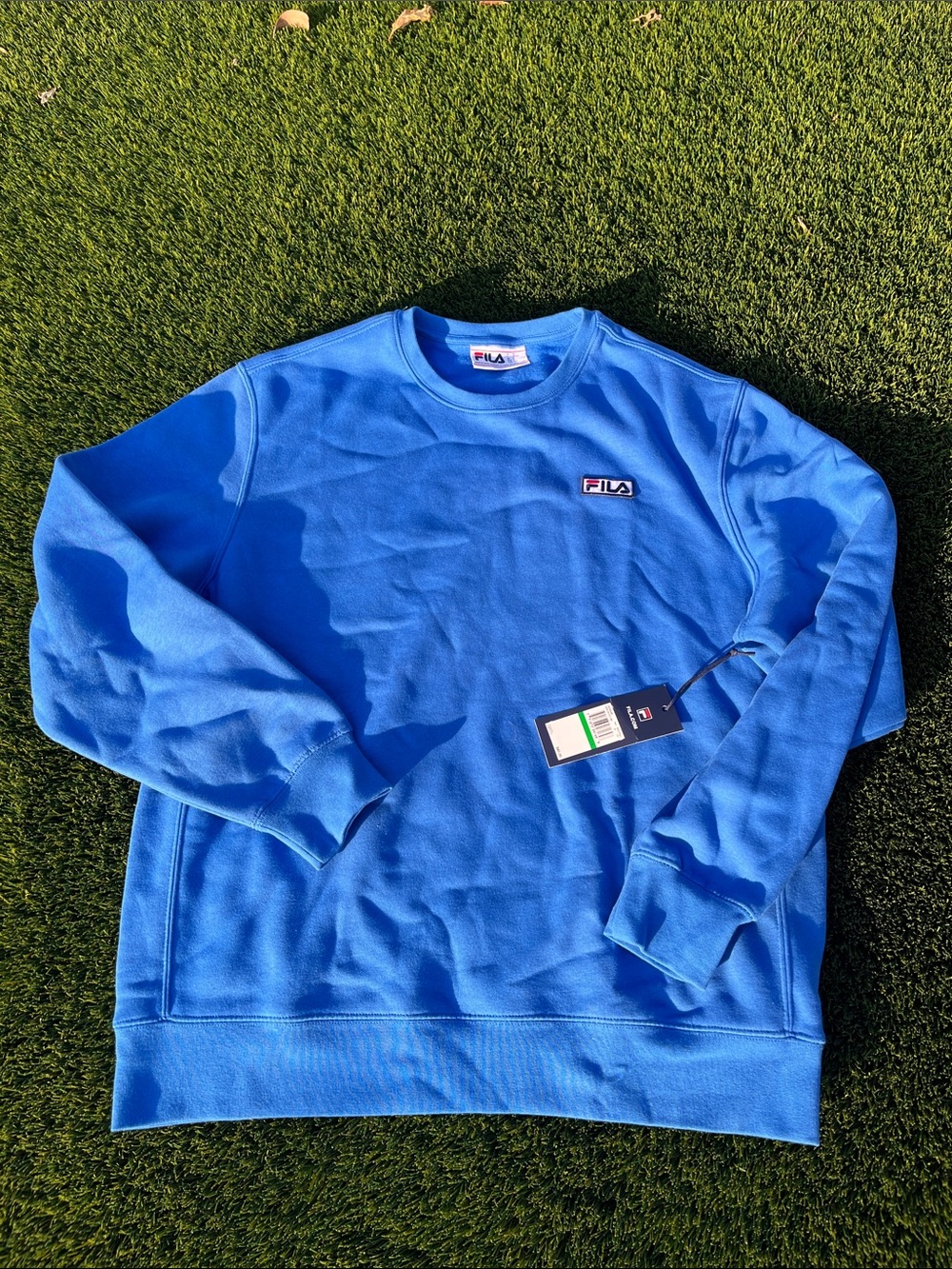 Fila Men's Crewneck Sweatshirt - Blue brand new